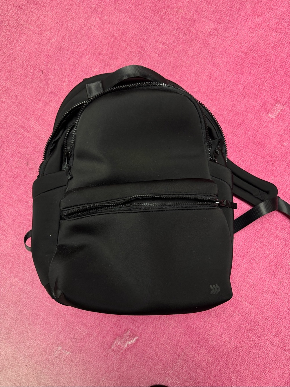 Black Minimalist Backpack